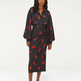 Saia Pareô Estampada Bordado Enkantados