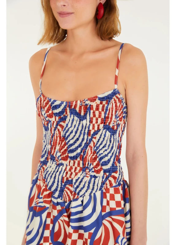 Macaquinho Estampado Concha Gráfica