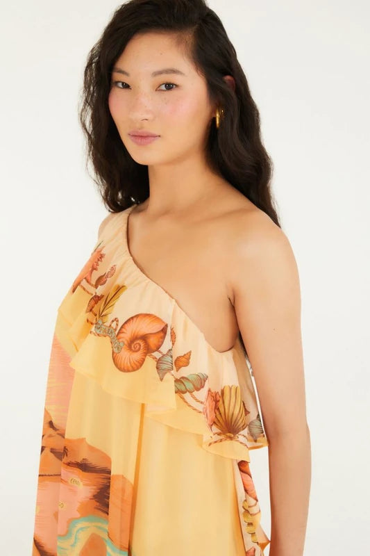 Vestido Ombro Só Estampado Souvenir Rio