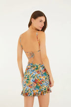 Mini Saia Estampada Camponesa