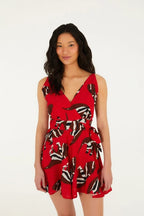 Macaquinho Estampado Tamanduá Vermelho