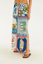 Saia Estampada  Selo Praiano