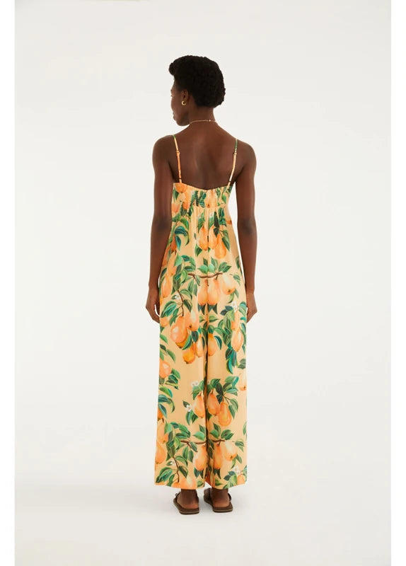 Macacão Estampado Pera Chic