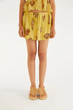 Sandália Rasteira Monstera Ráfia