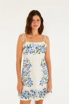 Vestido Alça Estampado Laura