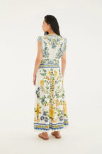 Saia Estampada Floral Emília