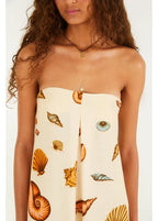 Vestido Longo Estampado Souvenir Mar