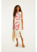 Saia Pareô Estampada Amonita