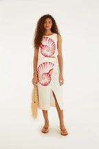 Saia Pareô Estampada Amonita