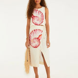 Saia Pareô Estampada Amonita