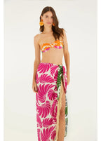 Saia Pareô Estampada Voo De Banana