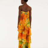 Vestido Longo Estampado Thalia