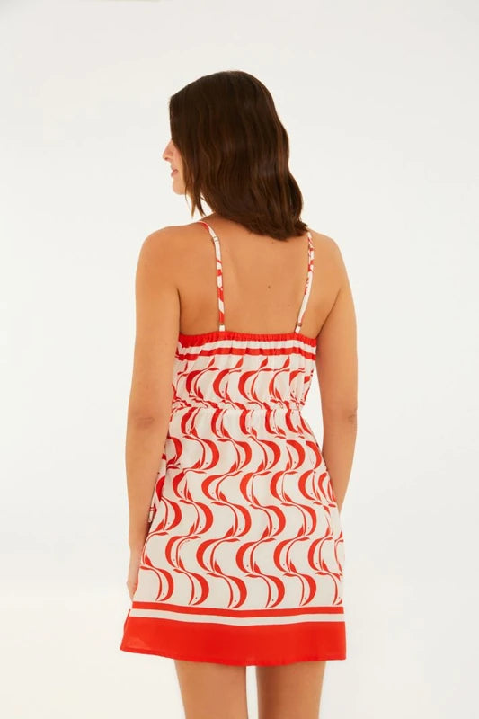 Vestido Estampado Peixe Copa