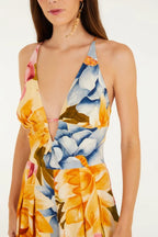 Macacão Estampado Floral Rebeca