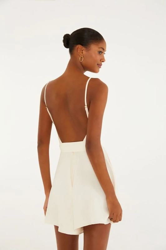 Macaquinho Bege Macrame