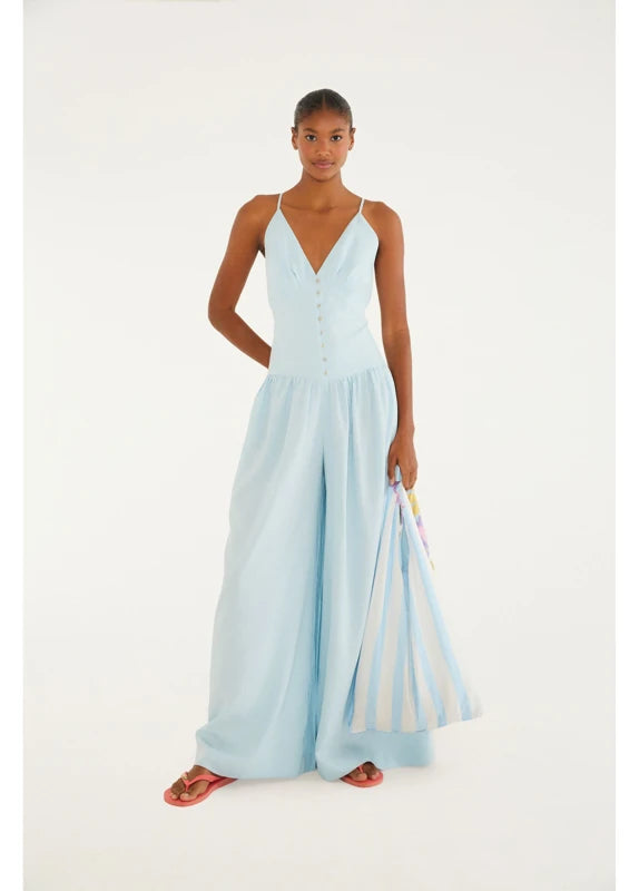 Macacão Botões Pantalona