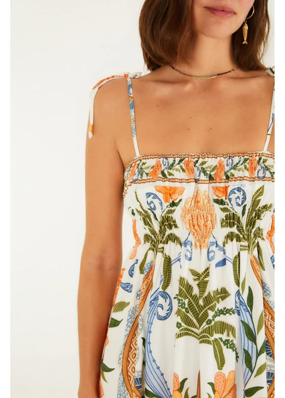 Vestido Curto Estampado Tina