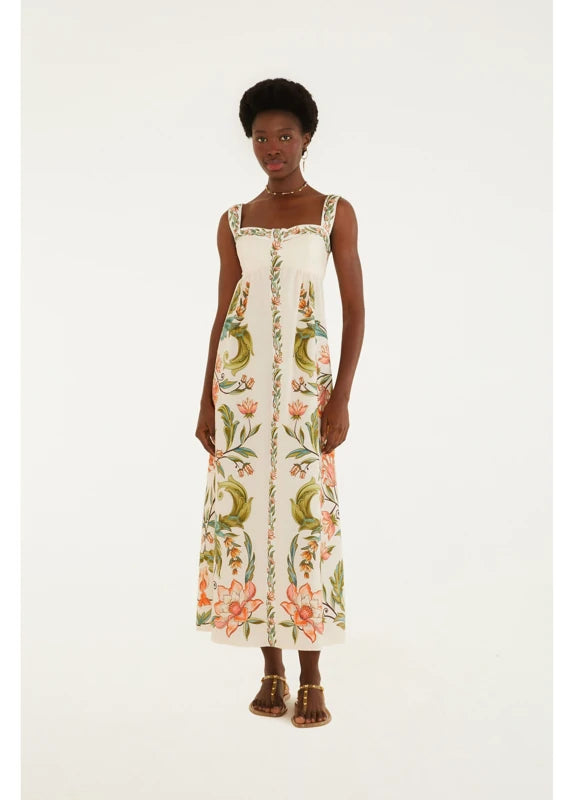 Vestido Cropped Estampado Natalia