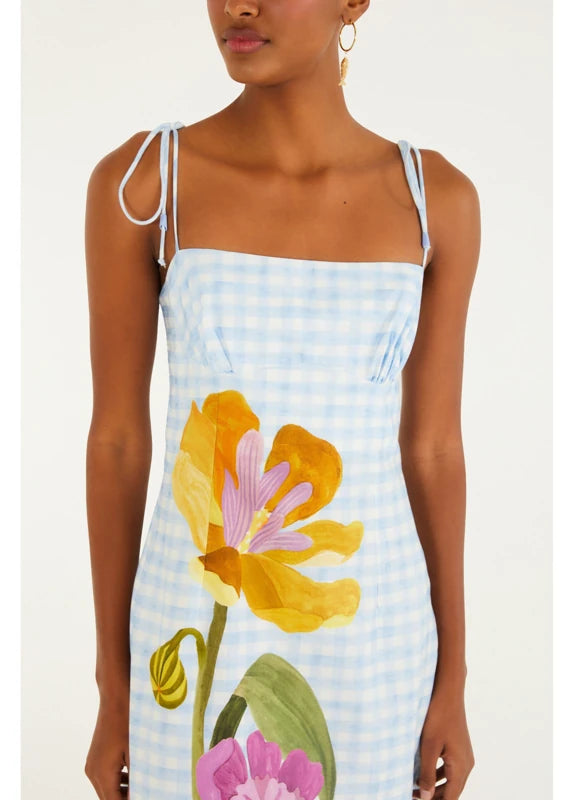 Vestido Curto Estampado Floralice