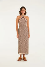 Saia Midi Estampada Amore