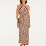 Saia Midi Estampada Amore