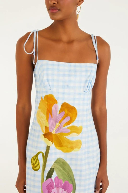 Vestido Curto Estampado Floralice