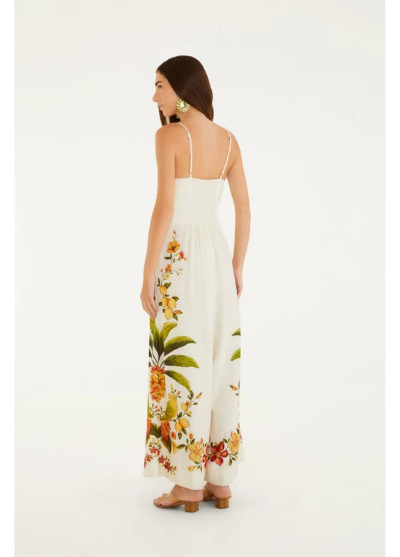 Macacão Estampado Bosque Chic