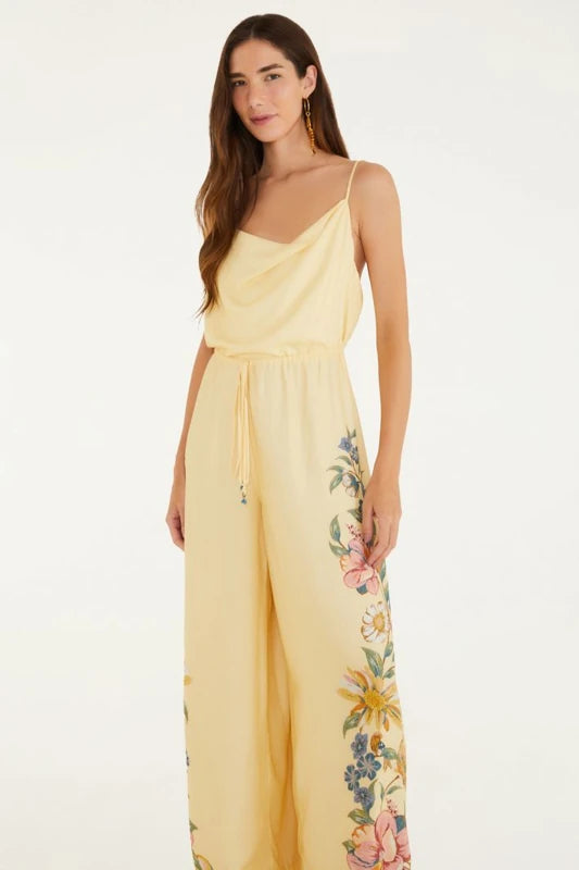 Macacão Estampado Maira Lenço