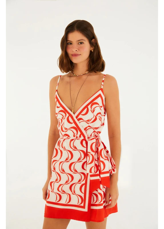 Vestido Estampado Peixe Copa