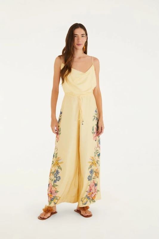 Macacão Estampado Maira Lenço