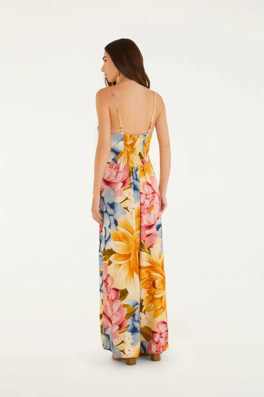 Macacão Estampado Floral Rebeca