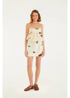 Saia Curta Estampada Coquetel Tropical