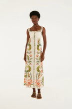 Vestido Cropped Estampado Natalia