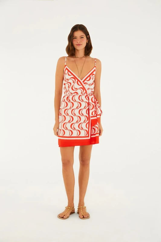 Vestido Estampado Peixe Copa