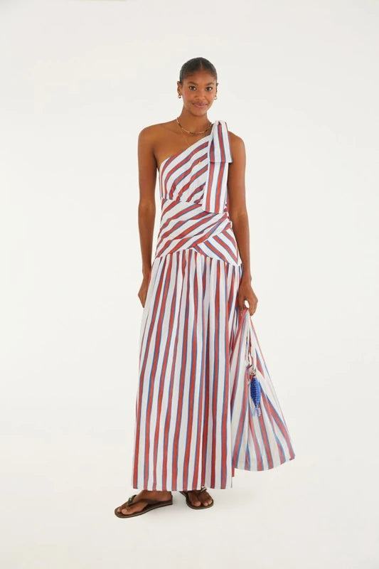 Vestido Listra Hibisco