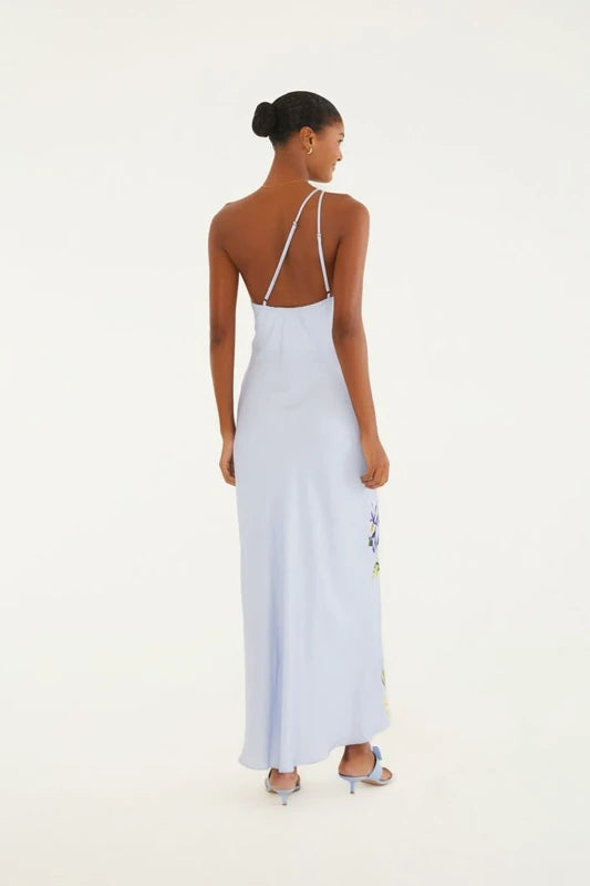 Vestido Cropped Estampado Orquidário