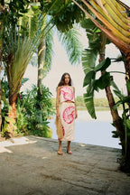 Saia Pareô Estampada Amonita