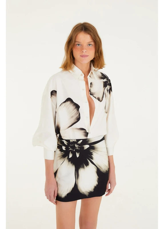 Saia Curta Estampada Maya