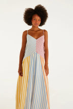 Vestido Alcinha Patch Fio Tinto