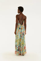 Vestido Longo Estampado Floral Ligia