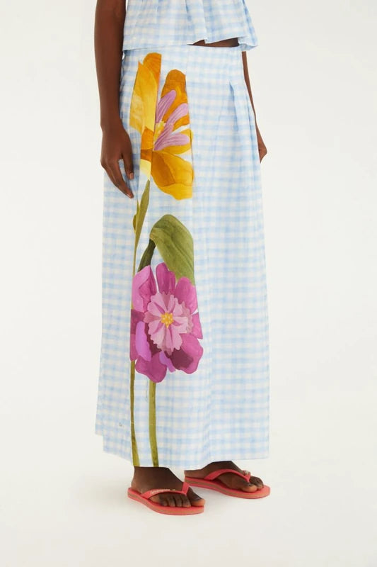 Saia Estampada Floralice