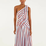 Vestido Listra Hibisco