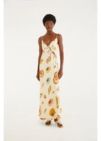 Vestido Alcinhas Estampado Souvenir Mar