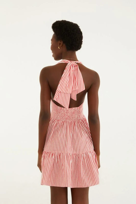 Vestido Curto Listra Palmas