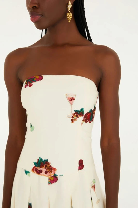 Macaquinho Estampado Coquetel Tropical