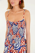 Macaquinho Estampado Concha Gráfica