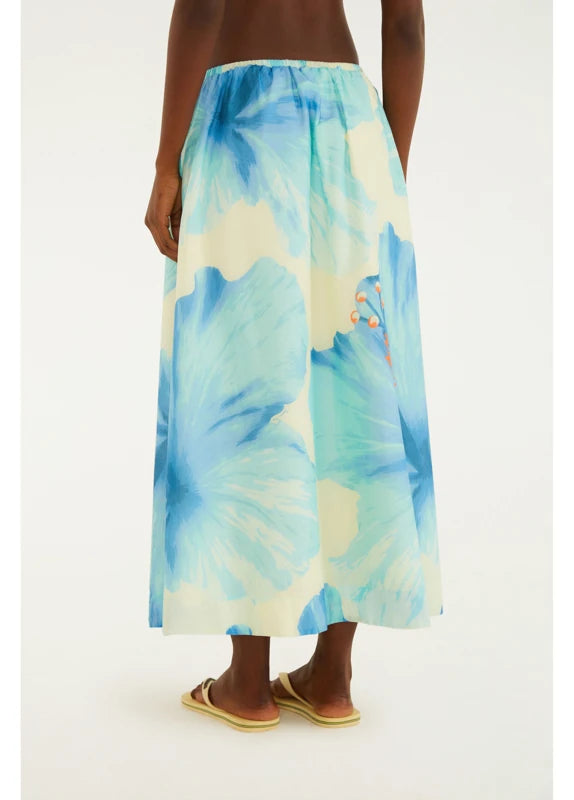 Saia Estampada Vestida De Flor