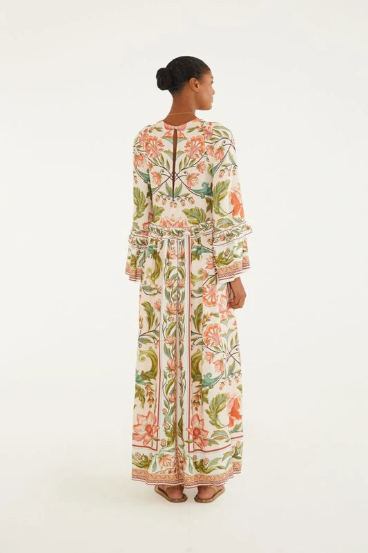 Vestido Longo Estampado Natalia