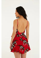 Macaquinho Estampado Tamanduá Vermelho