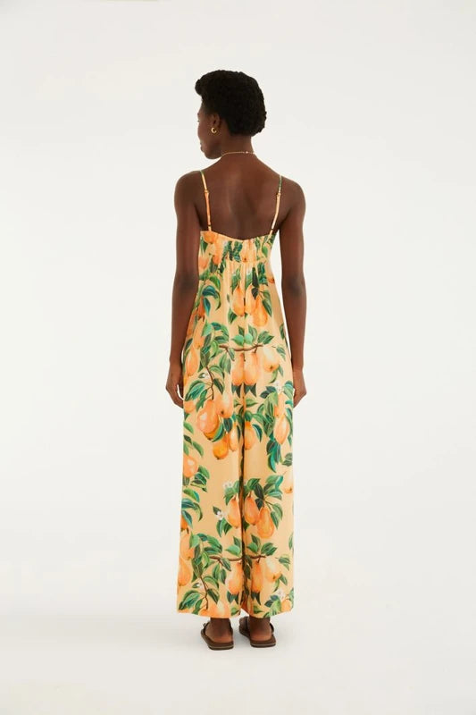 Macacão Estampado Pera Chic